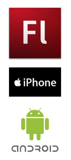 Adobe Flash iPhone Android
