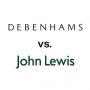 Why have Debenhams not done as well as John Lewis?