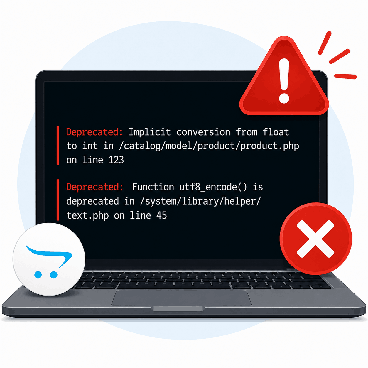 Image: Why Your OpenCart Site Suddenly Shows "Deprecated" Errors (And How to Fix It)
