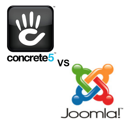 Concrete5 vs Joomla