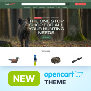 Image: HuntCart: A Modern OpenCart Theme Built for Hunting Stores