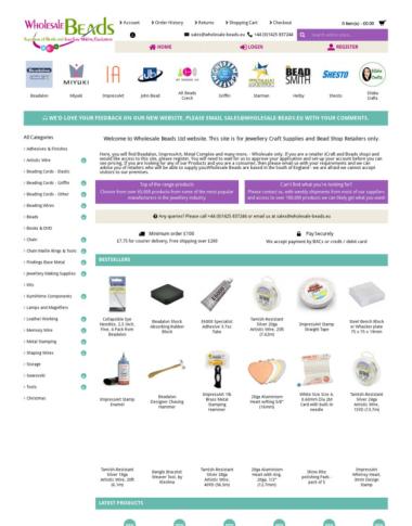 Wholesale Beads Overlay Image