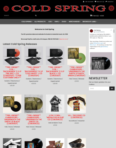 Cold Spring Records Overlay Image