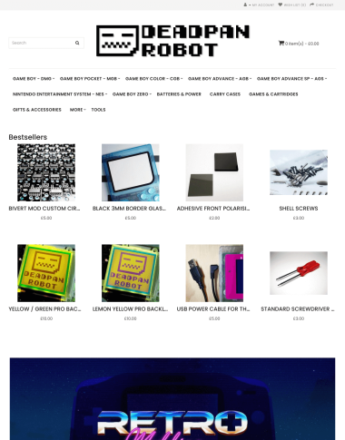 Deadpan Robot Overlay Image