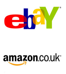 Ebay and Amazon Logos