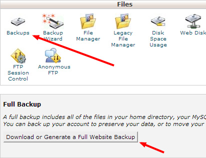 OpenCart Full Backup