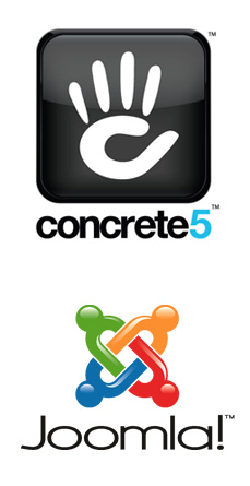 Concrete5 vs Joomla