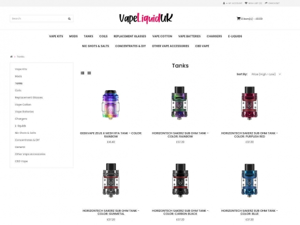 Vape Liquid UK